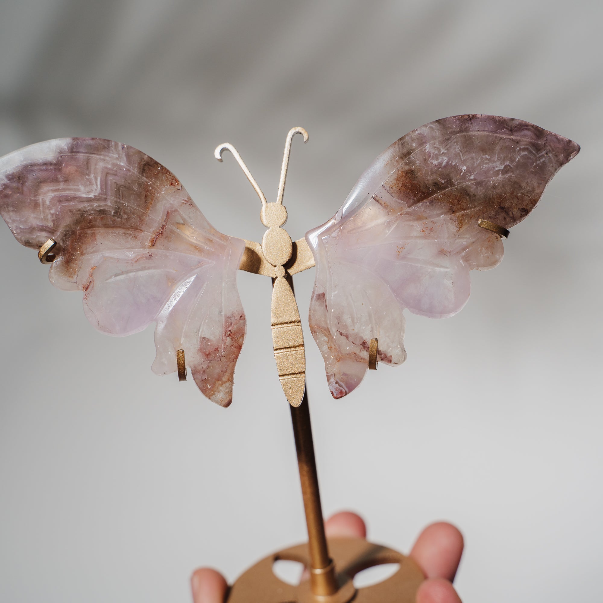 Amethyst Achat Schmetterling 36AD