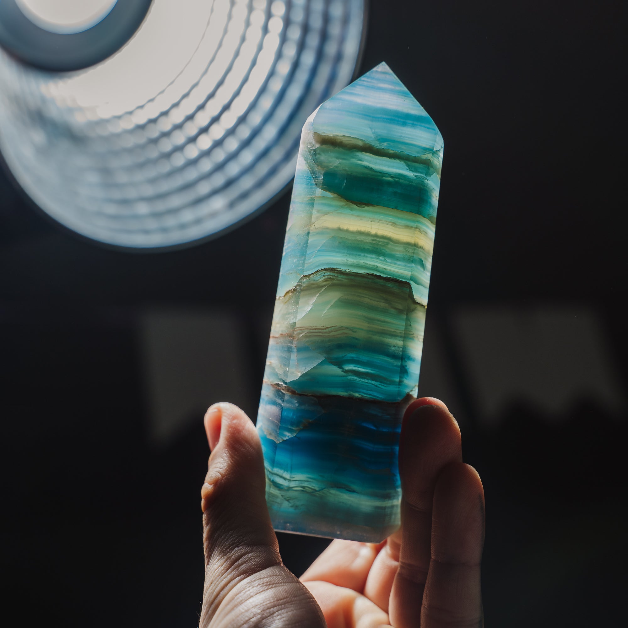 Blaue Onyx Turm BO119