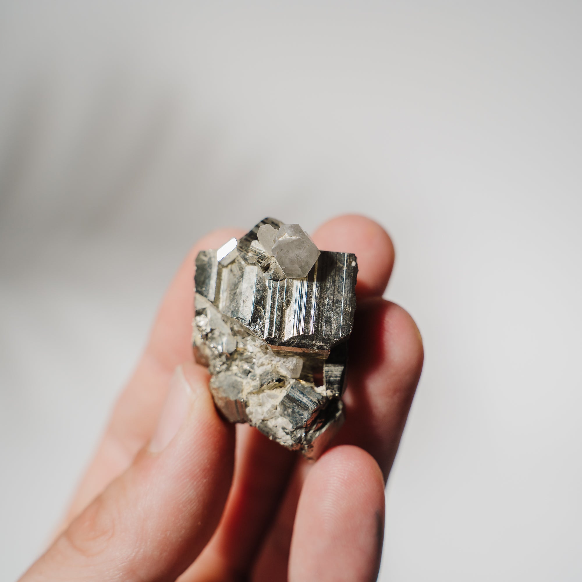 Pyrit x Quarz Stufe 30P