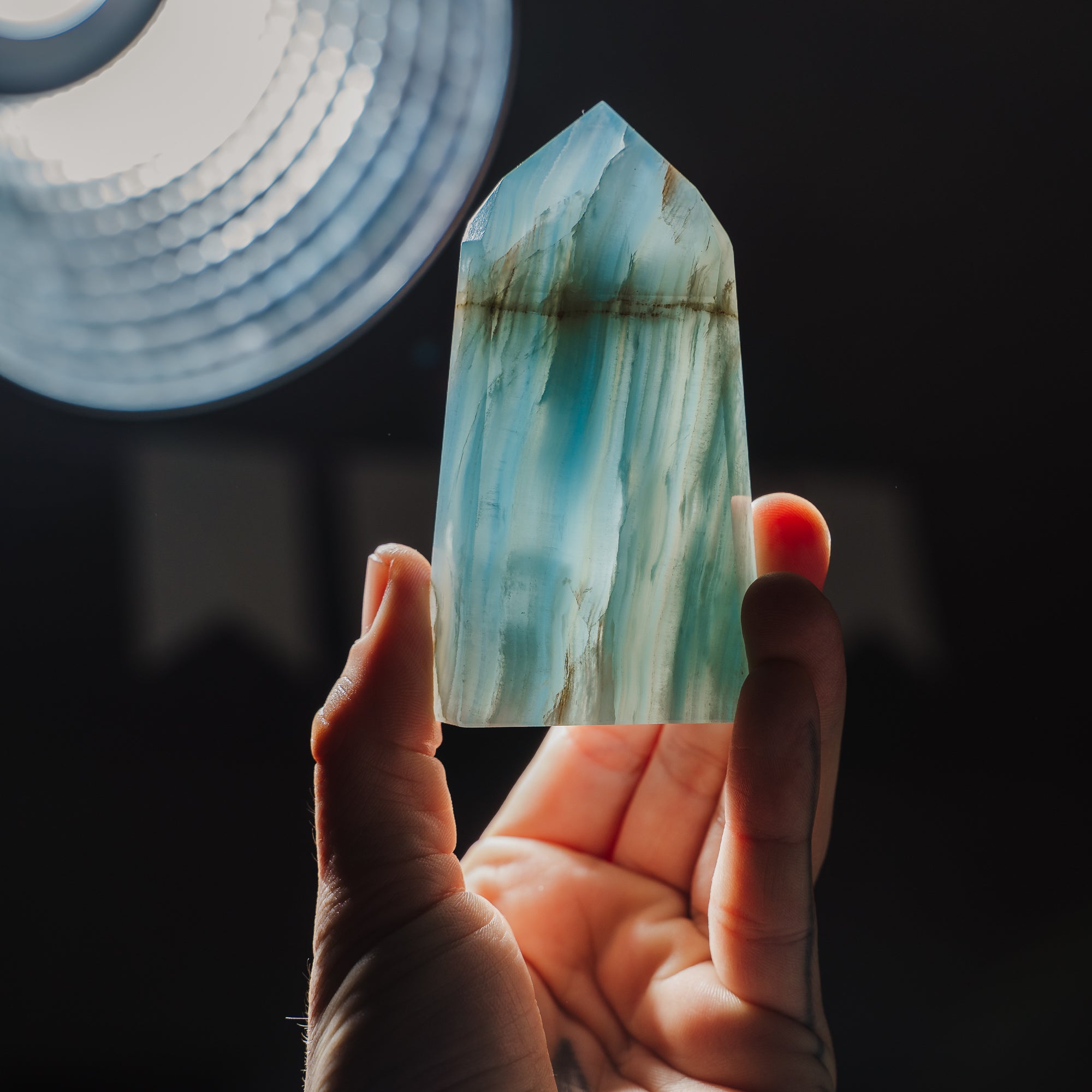Blaue Onyx Turm BO77