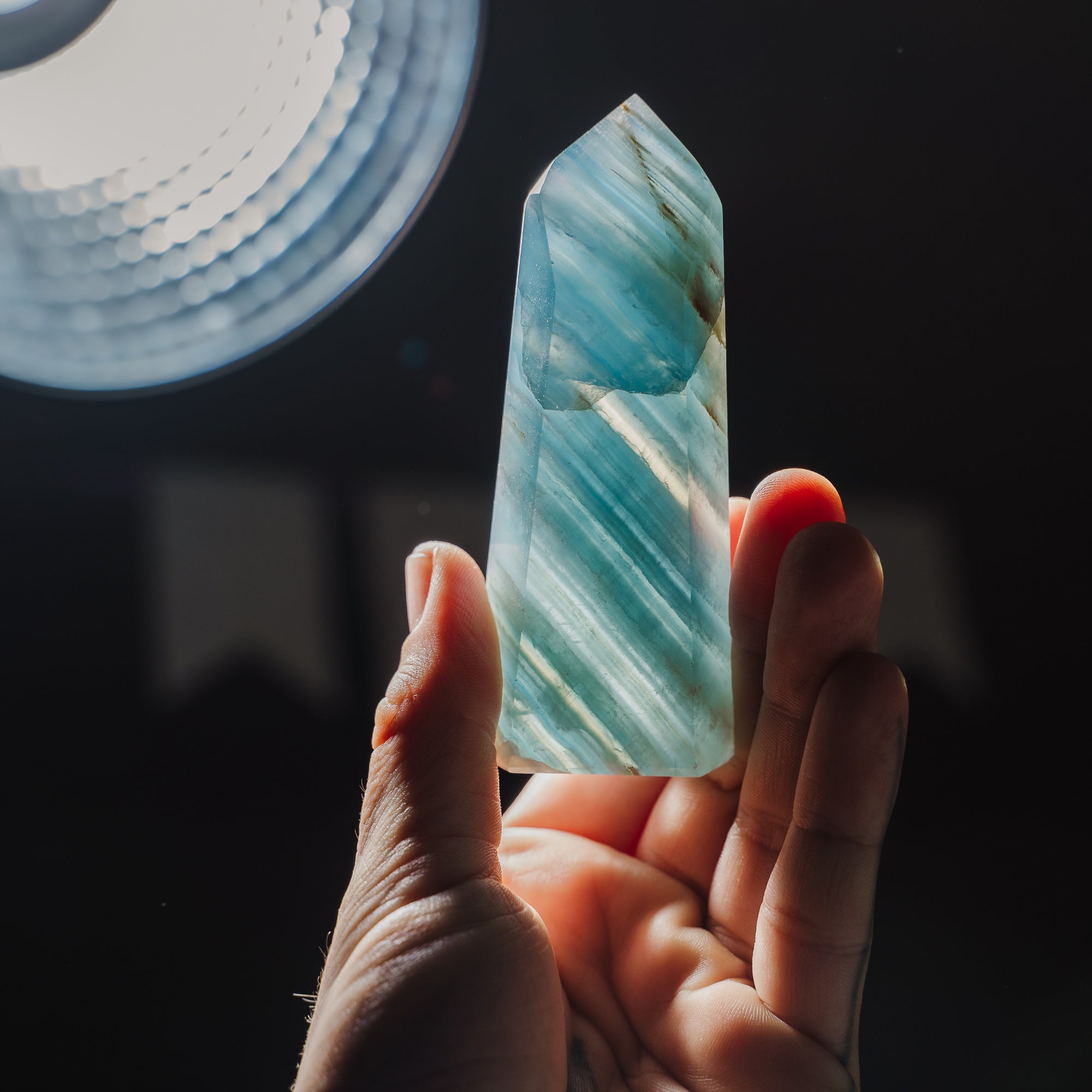 Blaue Onyx Turm BO55