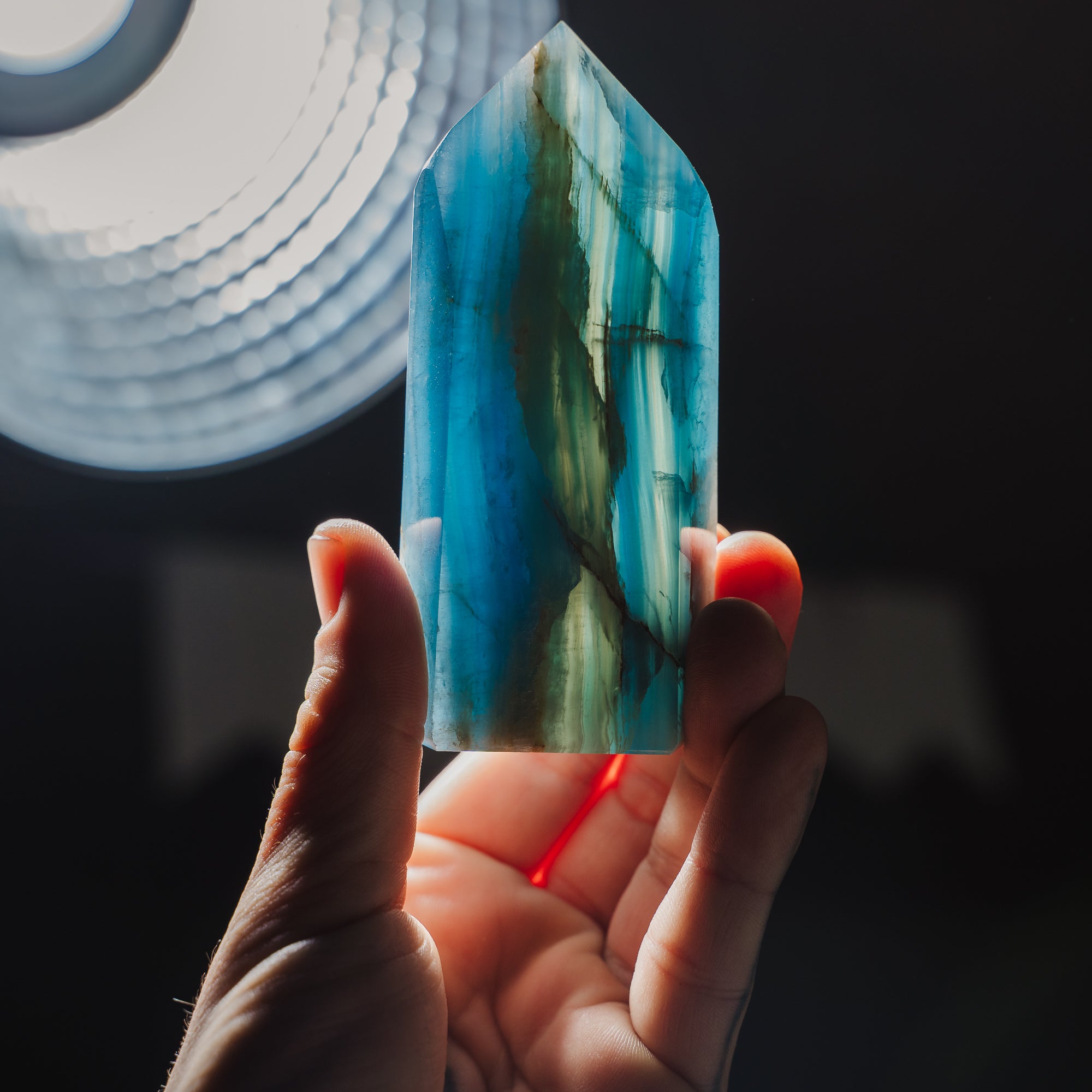 Blaue Onyx Turm BO91