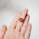 Himbeerquarz (rotes Aventurin) Ring AE30