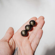 Goldobsidian Kugeln mini
