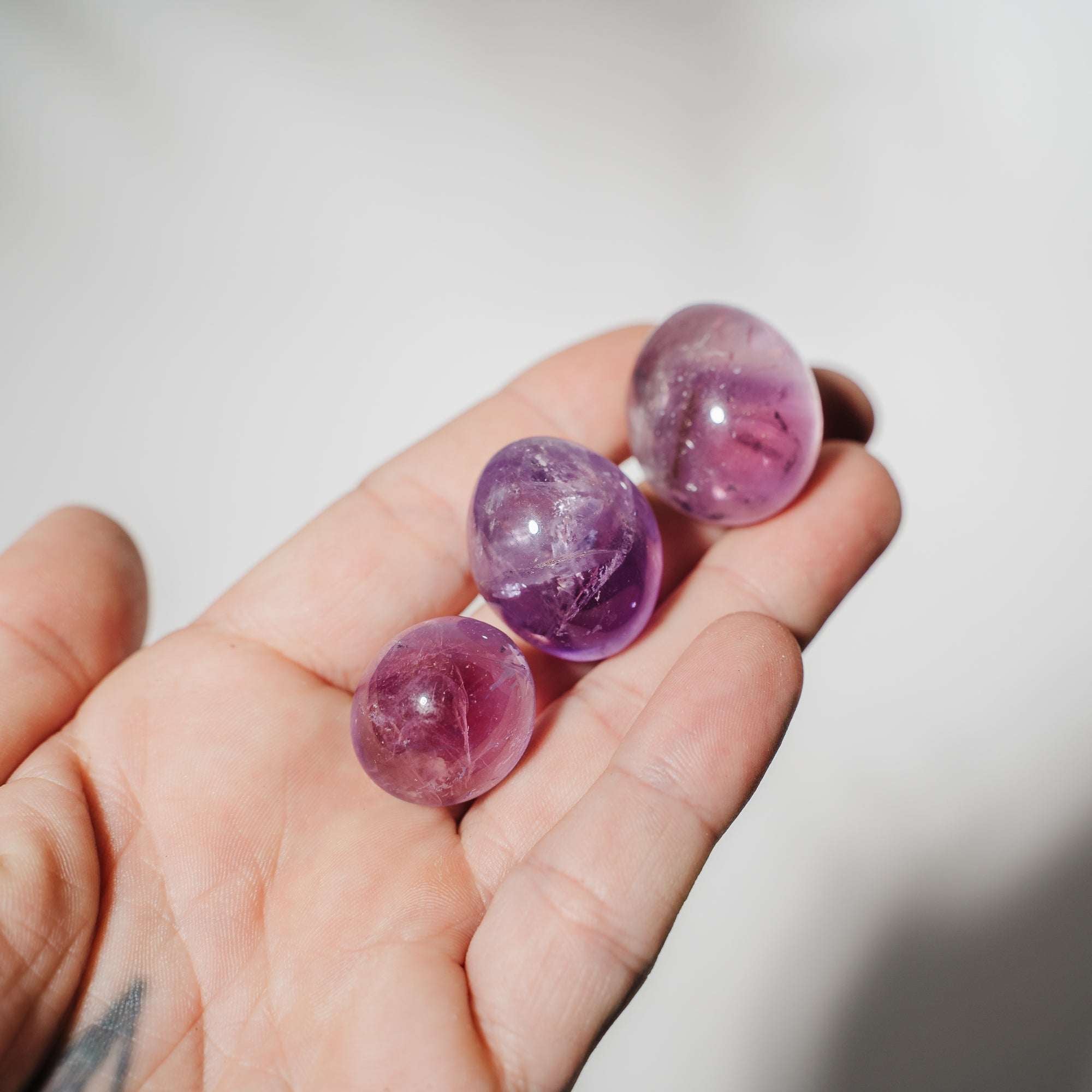 HQ Amethyst Trommelsteine