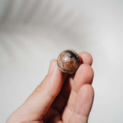 Chiastolith / Kreuzandalusit Kugeln