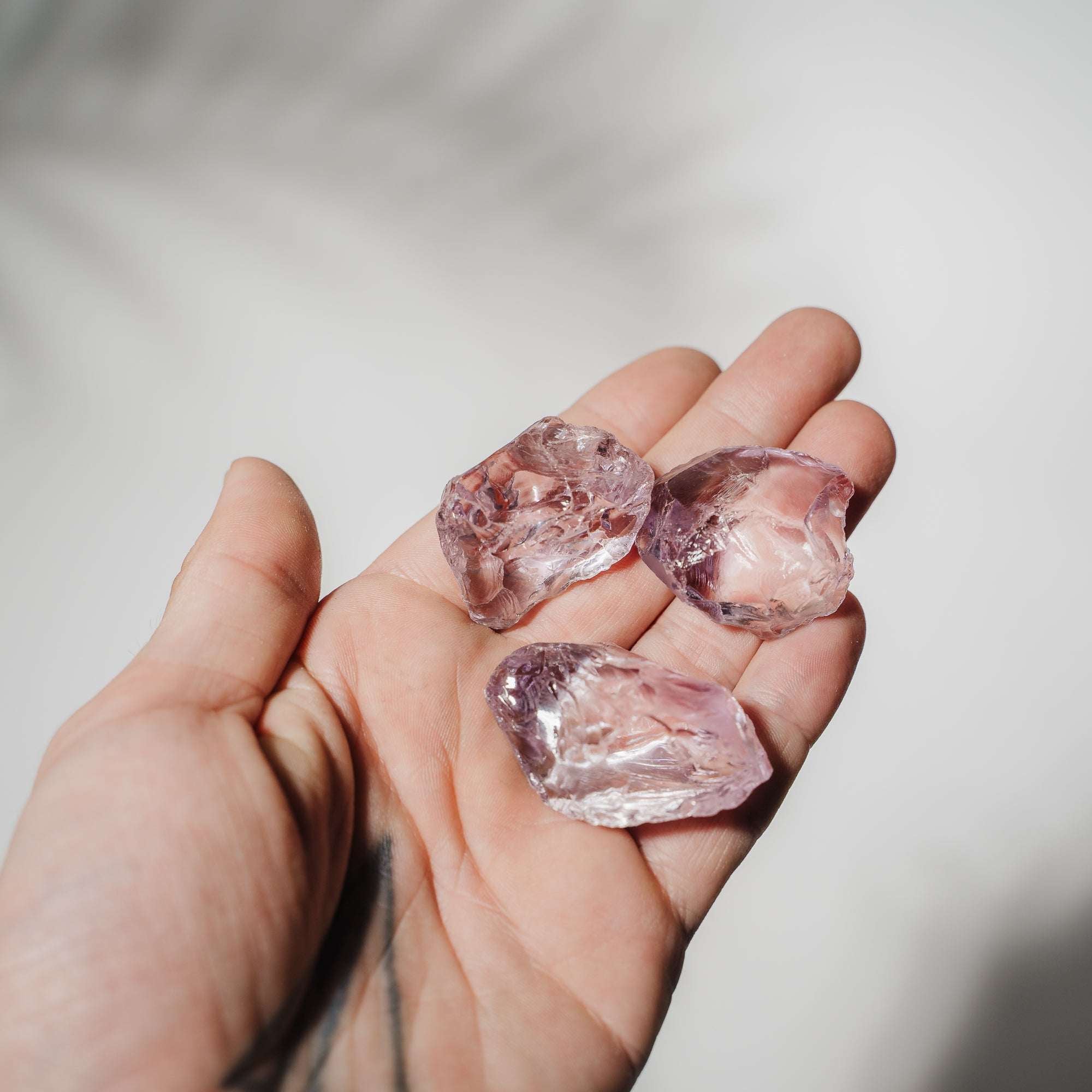 Rose de France Amethyst Rohsteine