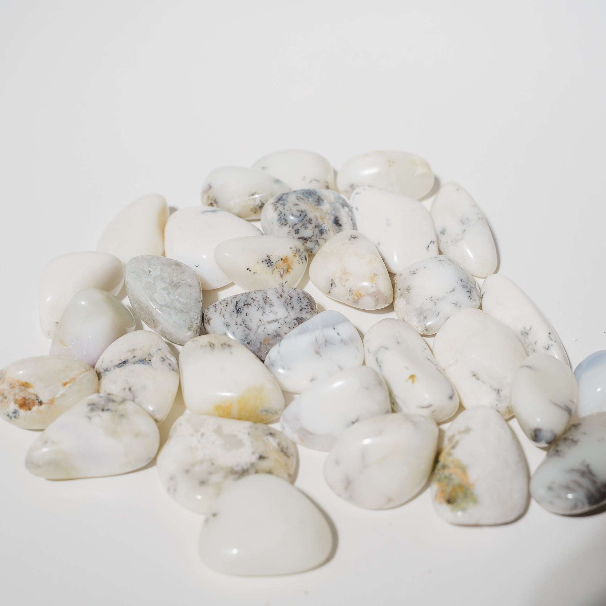 Dendriten Opal Trommelstein