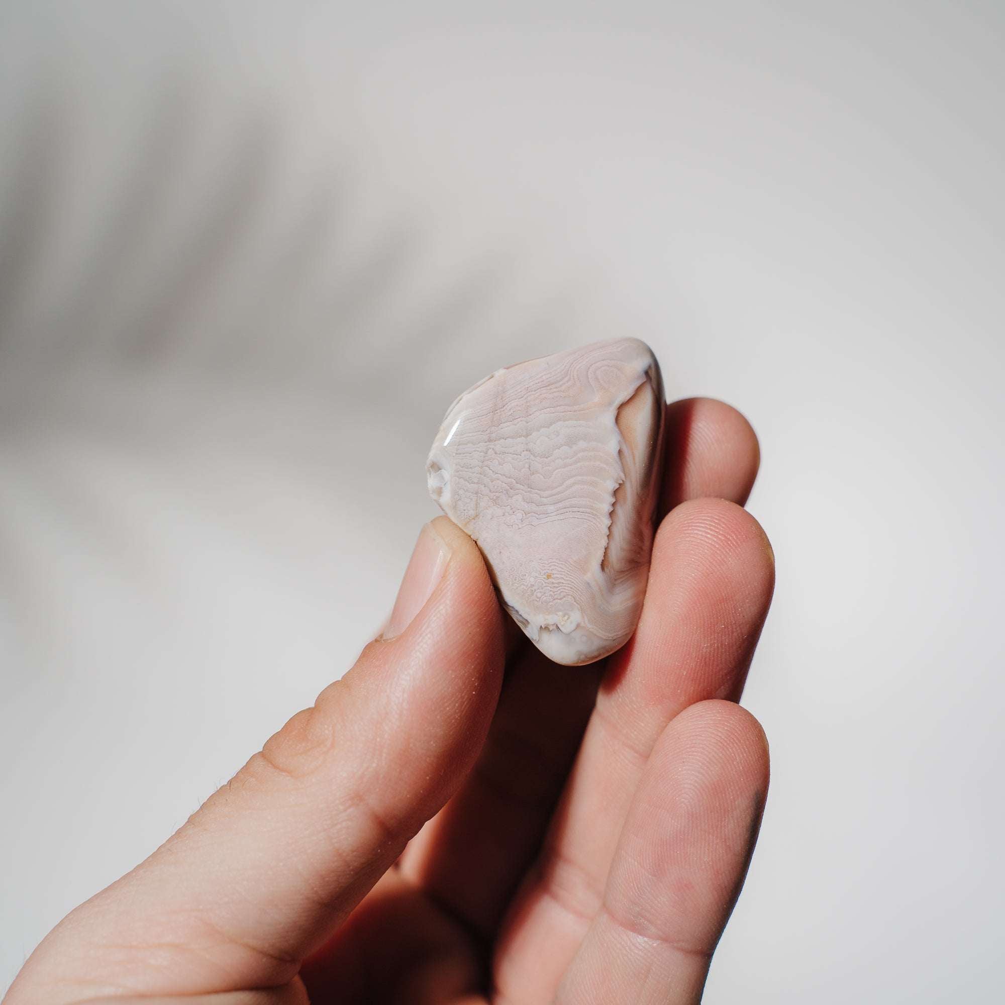Pinke Botswana Achat Trommelsteine
