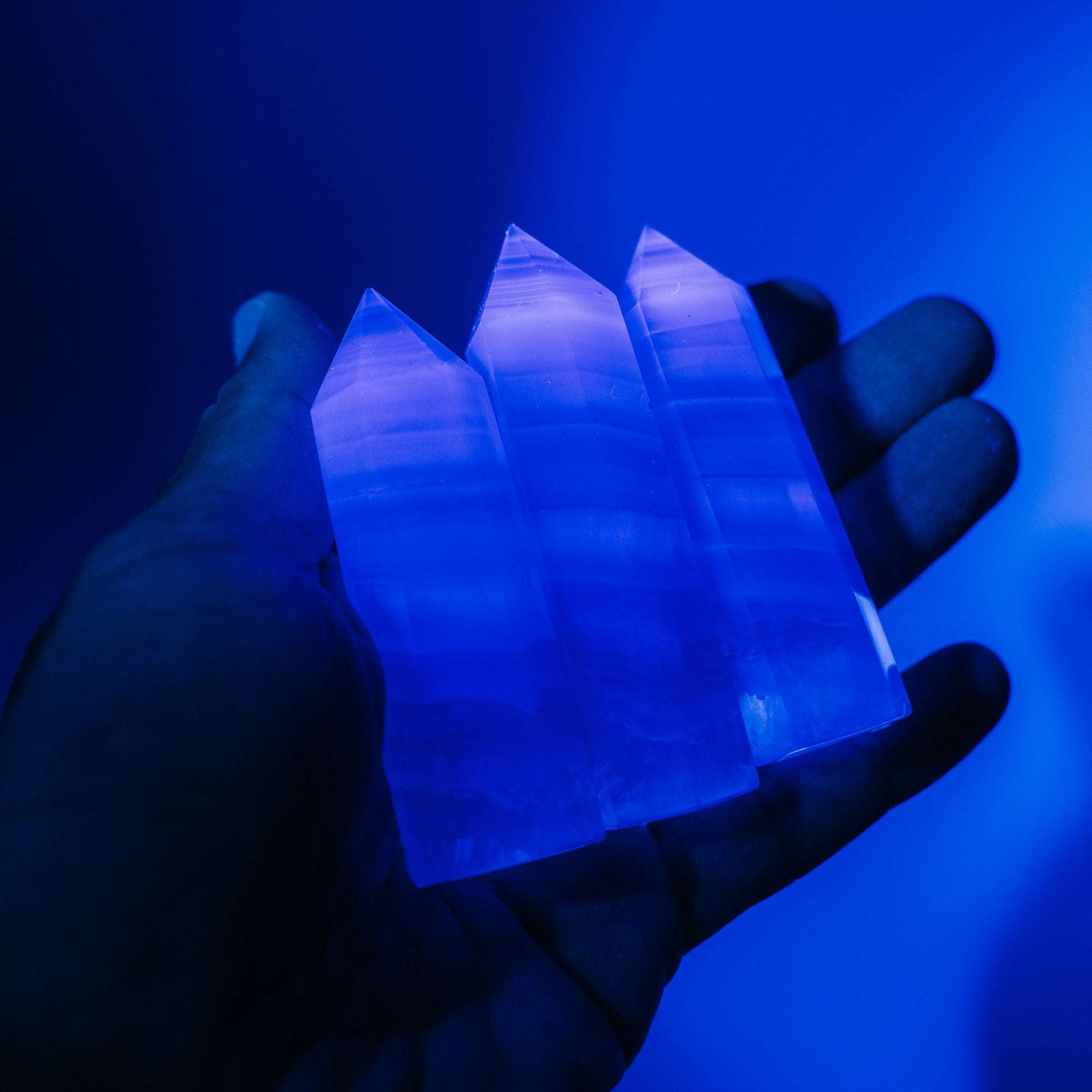 Lavendel Fluorit Türme