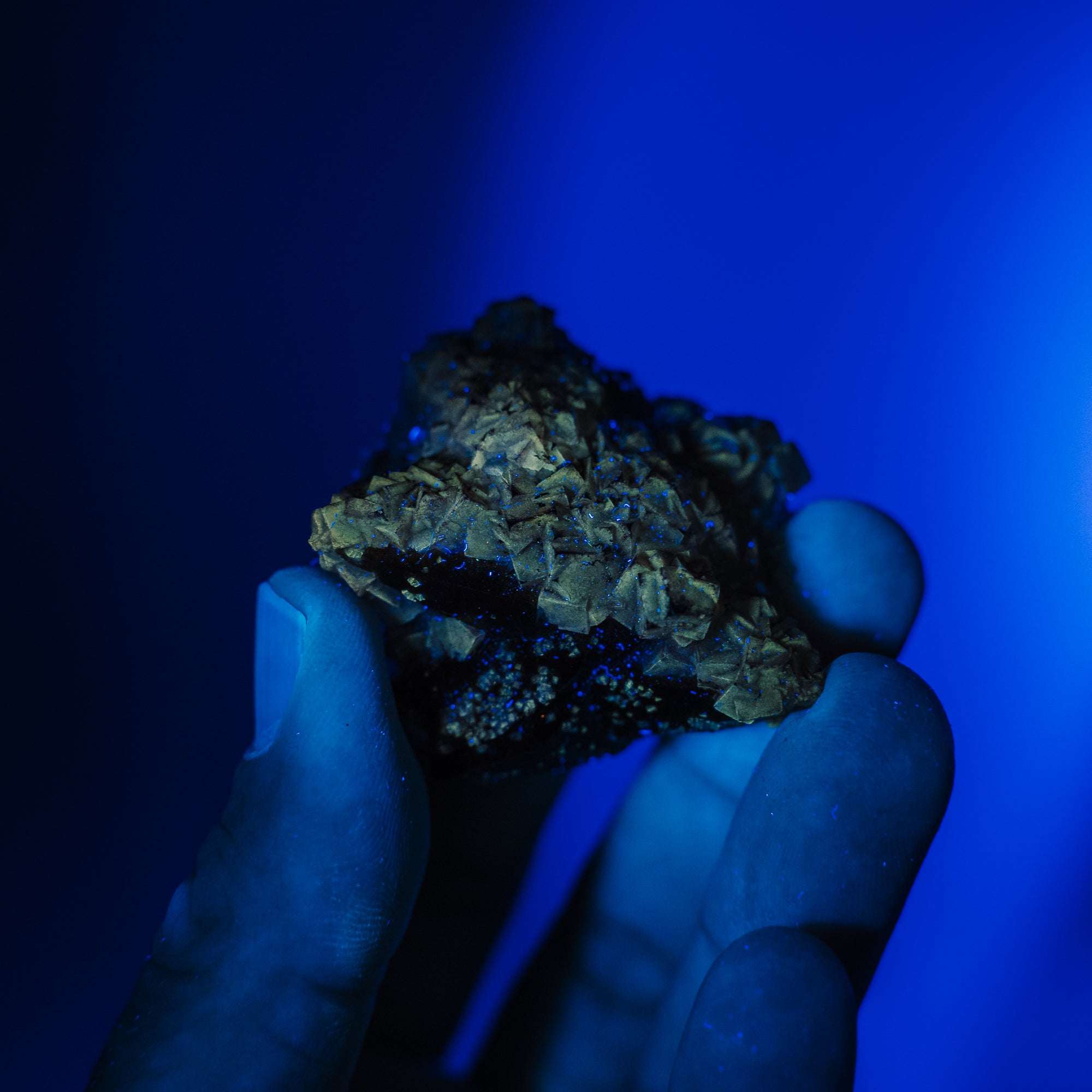 Fluorit x Calcit Stufe 20F