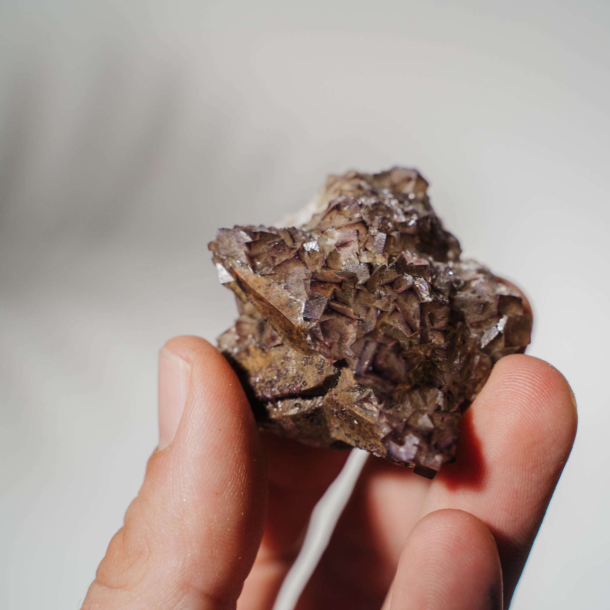 Fluorit x Calcit Stufe 20F