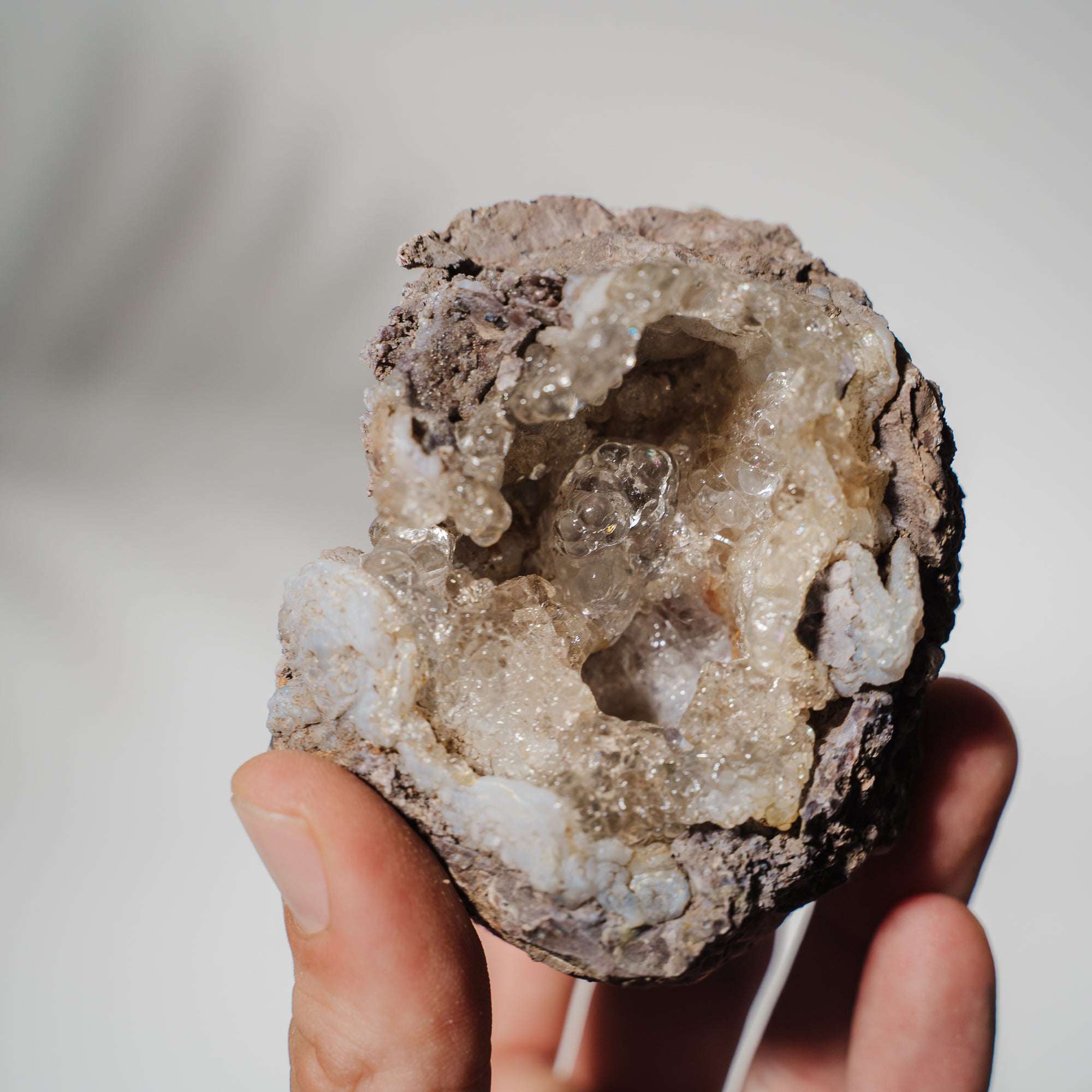Hyalit Opal Geode 34H