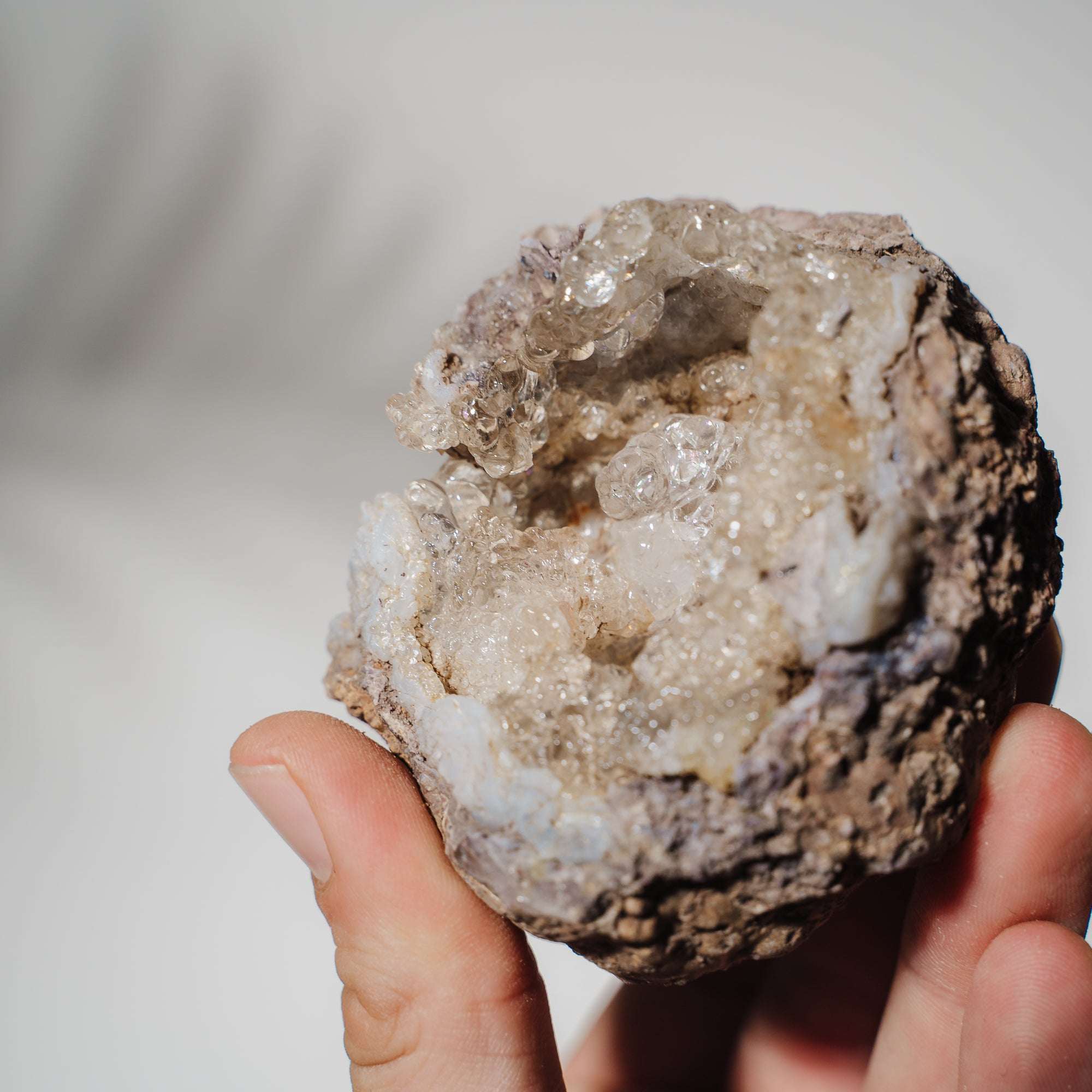 Hyalit Opal Geode 34H