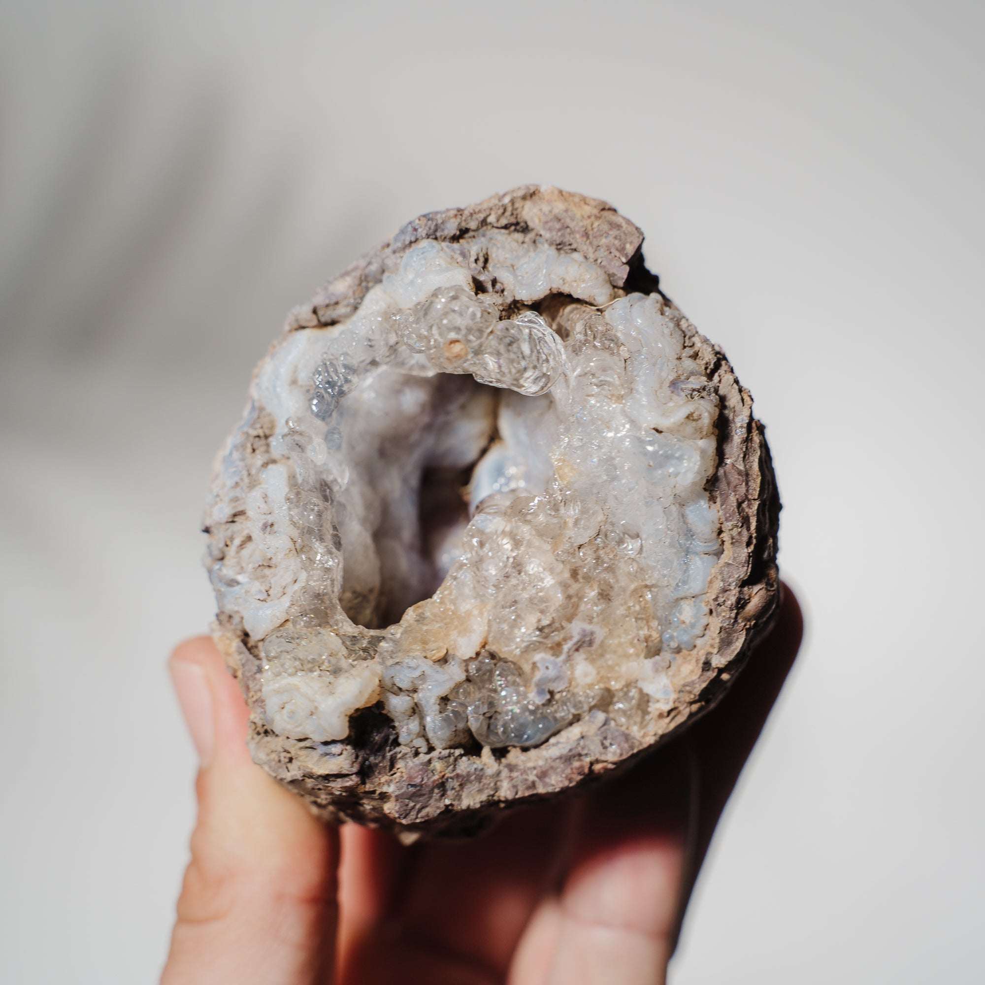 Hyalit Opal Geode 41H