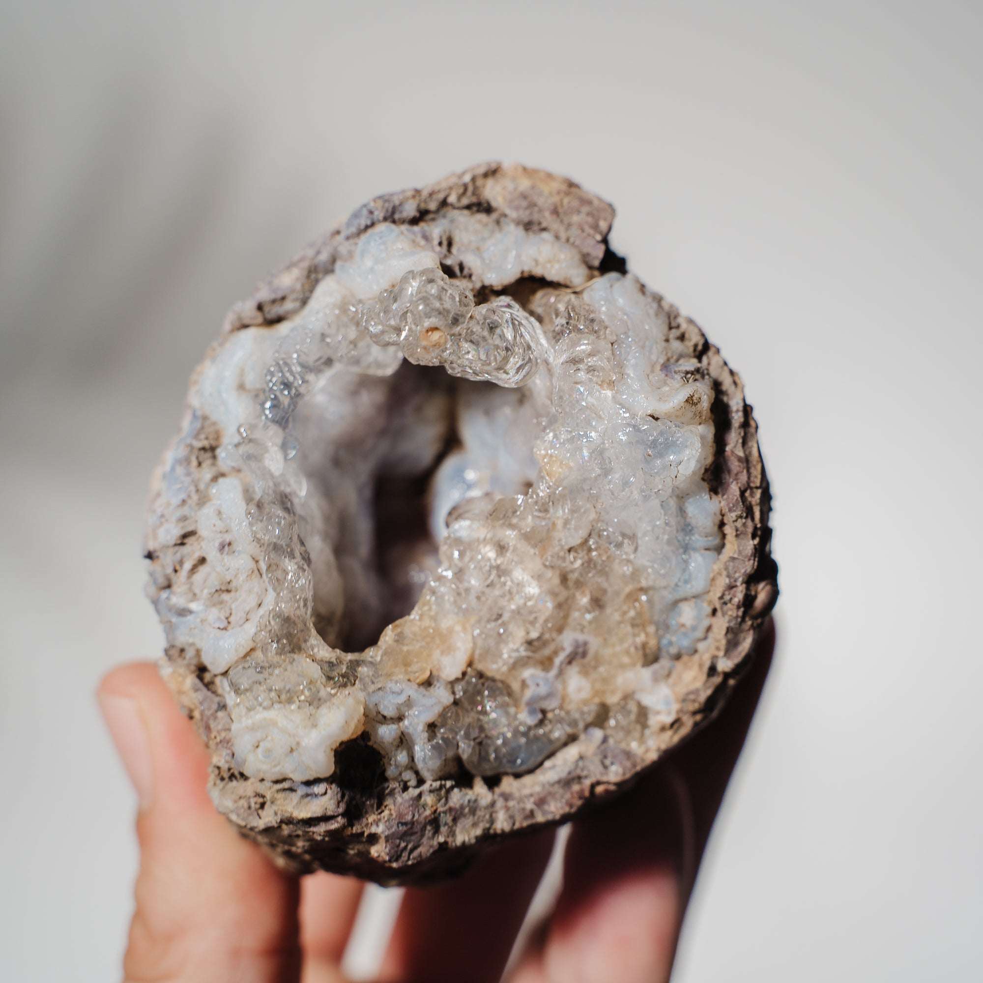 Hyalit Opal Geode 41H