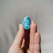 Larimar Trommelsteine