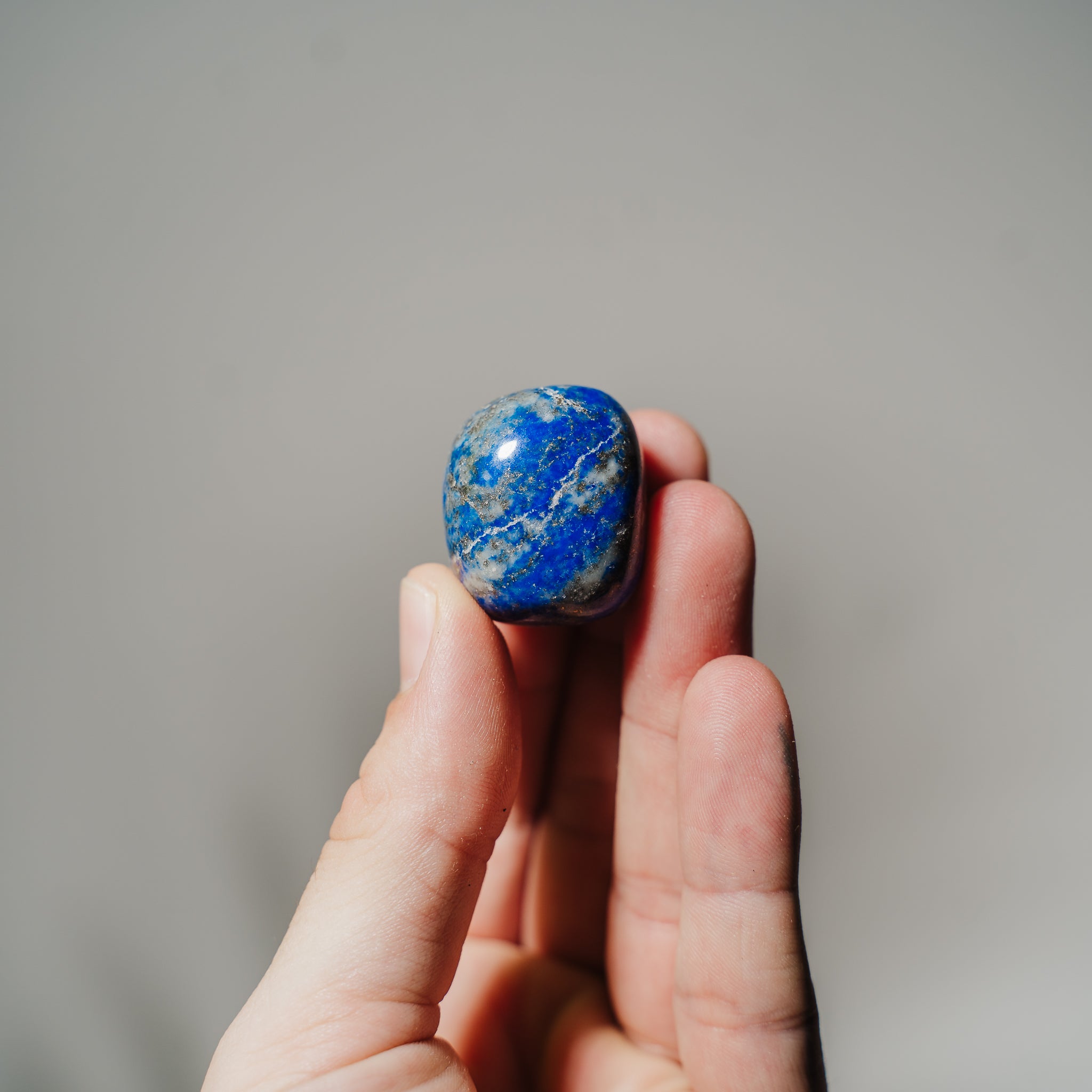 Lapislazuli Trommelstein