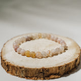 Kirschblüten Achat Armband 6mm