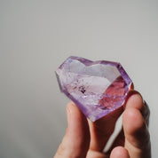 Facettierte HQ Amethyst Herzen