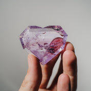 Facettierte HQ Amethyst Herzen