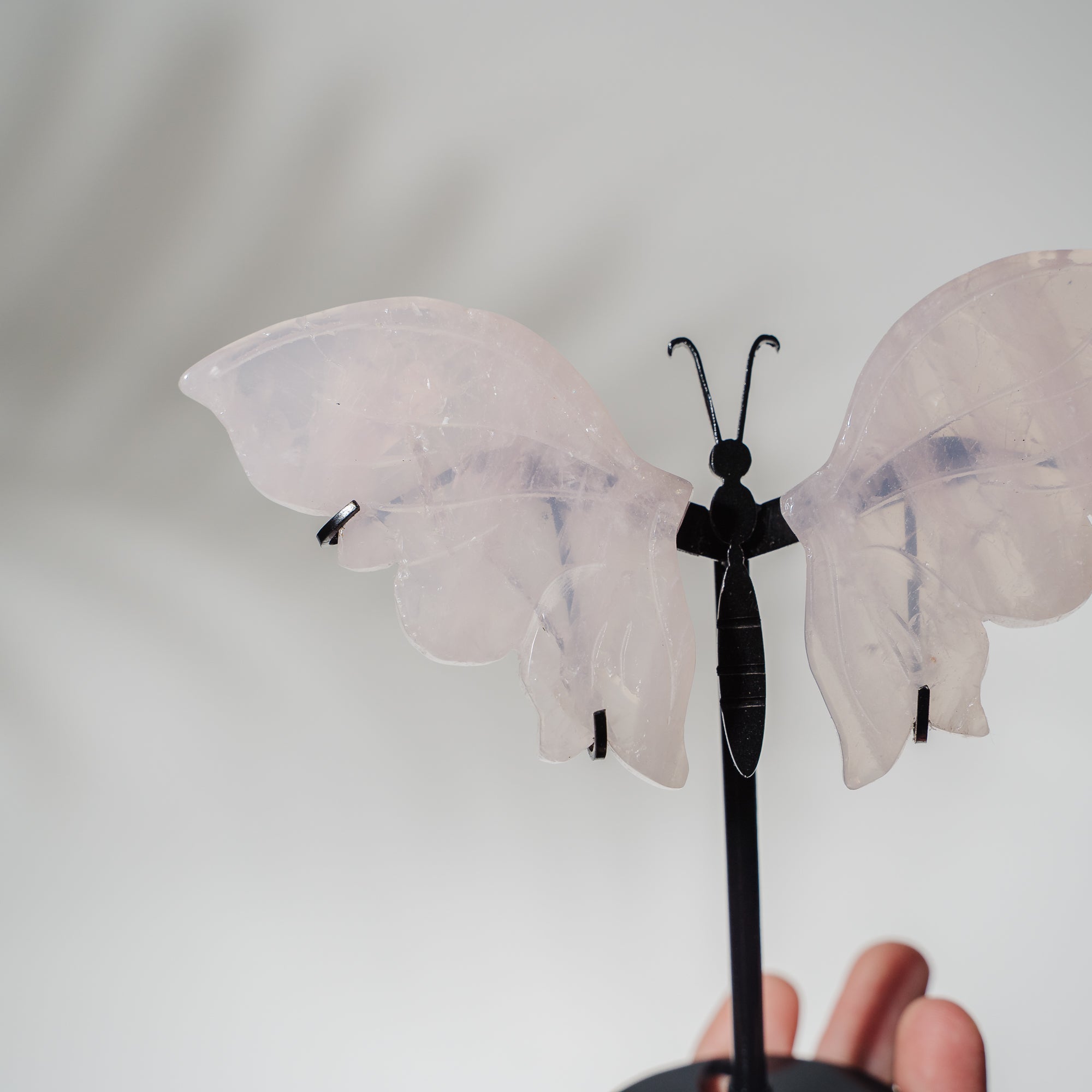 Rosenquarz Schmetterling 36RQ