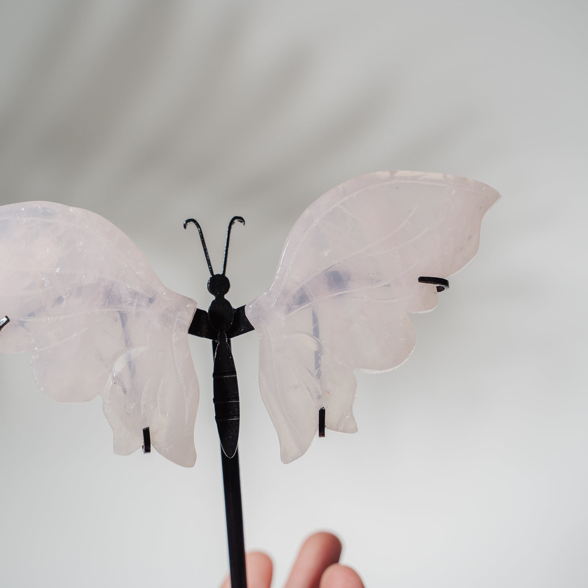 Rosenquarz Schmetterling 36RQ