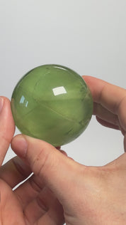 HQ Fluorit apfelgrün Kugel 107F